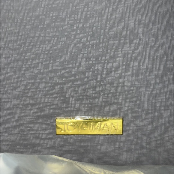 JOY & IMAN Fashionably Functional Leather Pop Tote (BRAND NEW) - Picture 4 of 15